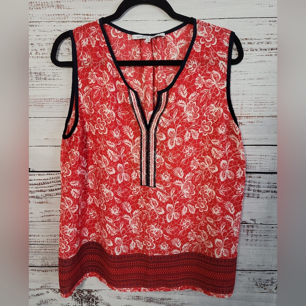 Collective Concepts 1X Sleveless Blouse